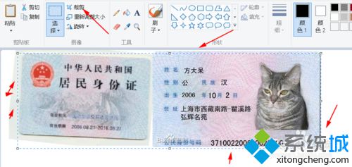 win10系统合并两张身份证图片的步骤7.4