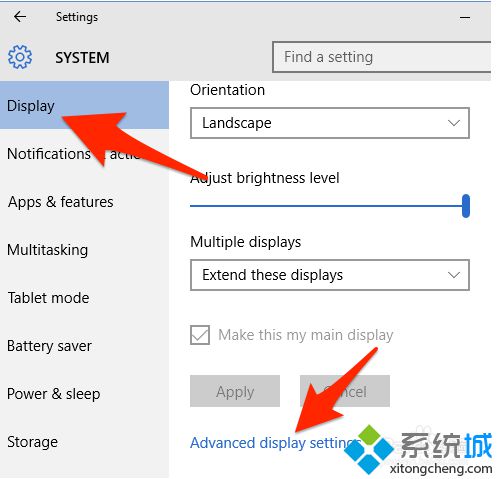 Win10英文版系统设置菜单条大小的步骤3