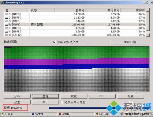 如何通过大白菜U盘启动盘来进行电脑磁盘碎片整理4