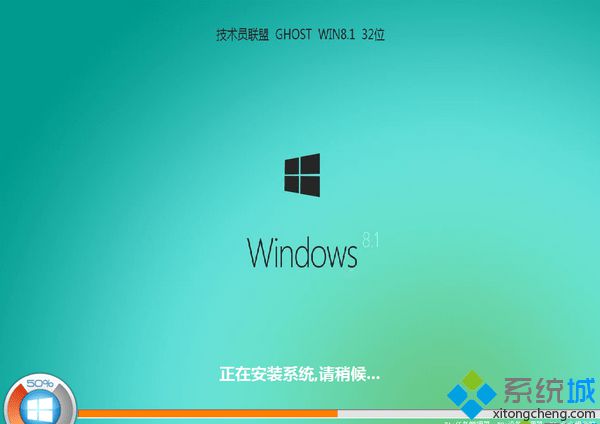 技术员联盟 ghost win8.1 32位完美装机版