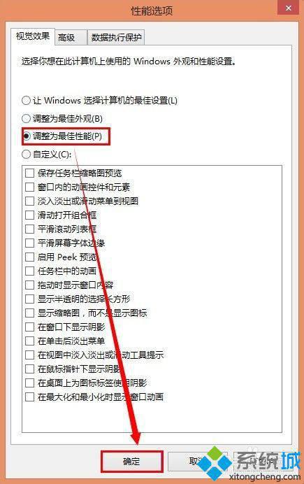 win8.1系统怎么关闭视觉特效