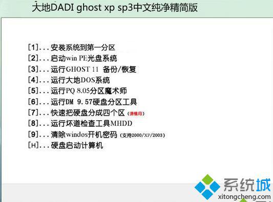 大地DADI ghost xp sp3中文纯净精简版