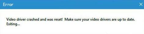 Win10玩游戏提示“视频驱动程序崩溃并被重置”如何处理