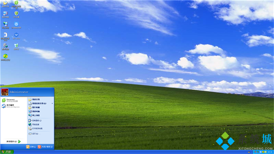 Windows XP 家庭版 Edition v2021.09系统桌面图二