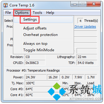 Core Temp(CPU数字温度传感器)下载