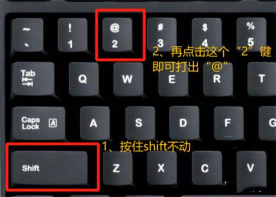 电脑键盘怎么打出@这个符号 电脑输入@符号的具体方法