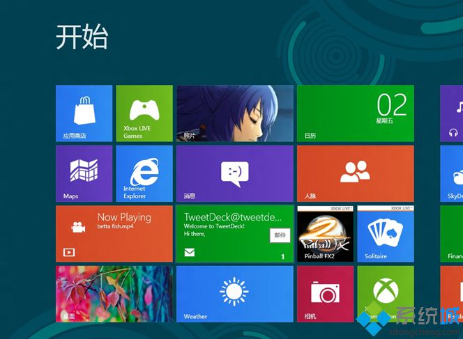 Windows 8 Consumer Preview 评估版本。Build 8250