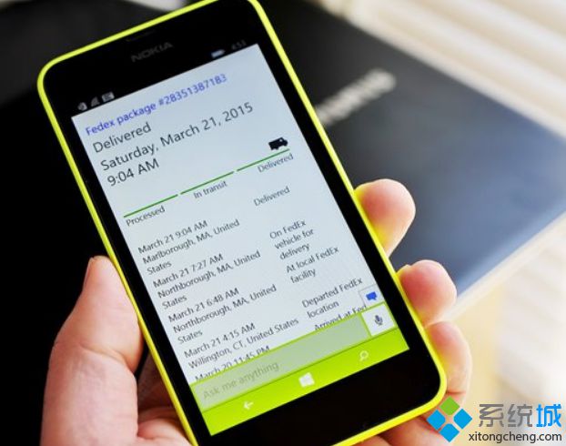 Win10手机中Cortana将实现包裹追踪功能
