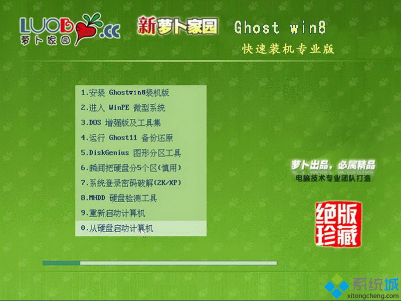 萝卜家园GHOST WIN8.1 X86(32位)装机专业版安装部署图