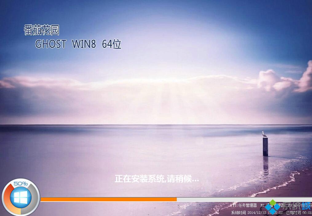 GHOST WIN8 64位装机专业版安装过程图