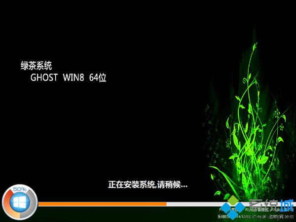 U盘安装绿茶ghost win8.1系统步骤4