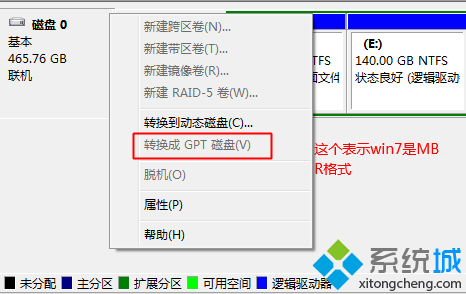 win7 MBR格式