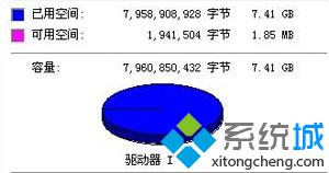 雨林木风win7旗舰版系统插入U盘显示没有剩余空间怎么办