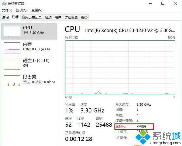 Windows10下怎样查看虚拟化功能是否开启