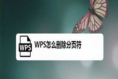 wps怎么删除分页符 word以及excel删除分页符的操作方法