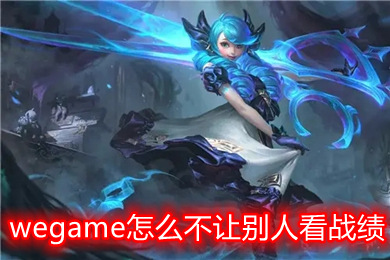 wegame怎么不让别人看战绩 wegame如何隐藏LOL战绩