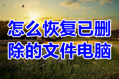 怎么恢复已删除的文件电脑 电脑上面的文件删了怎么恢复回来