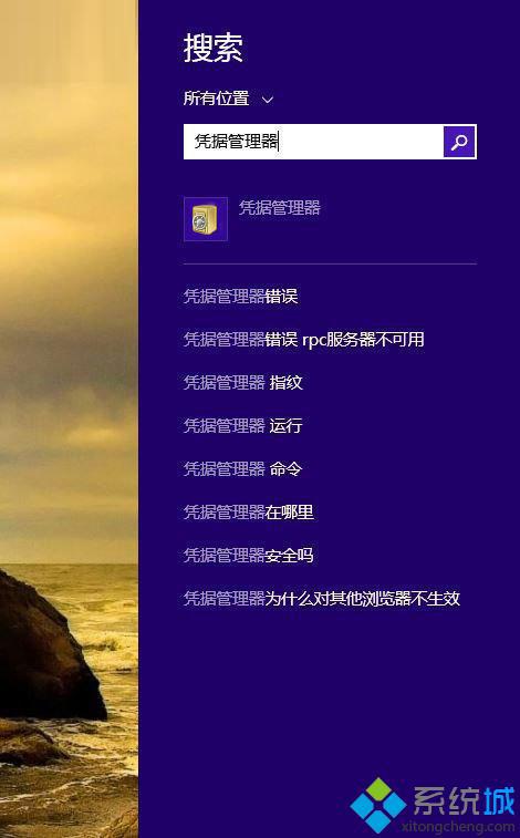 Win8.1网页和应用存储密码如何找回